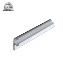 6063 T5 ZJD-KS104A perfil de riel keder de aluminio anodizado de plata